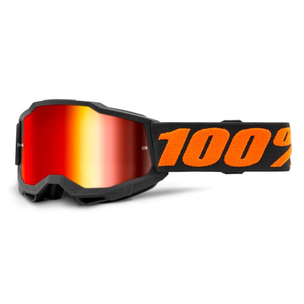 Maschera Cross 100% Accuri 2 Chicago Bambino - Iridium Rosso