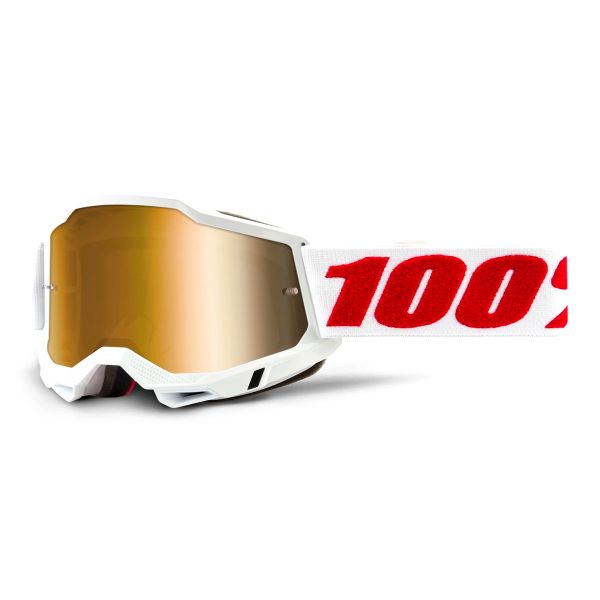 Maschera Cross 100% Accuri 2 Denver - Iridium Oro