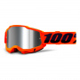 Maschera Cross 100% Accuri 2 Orange - Iridium Argento