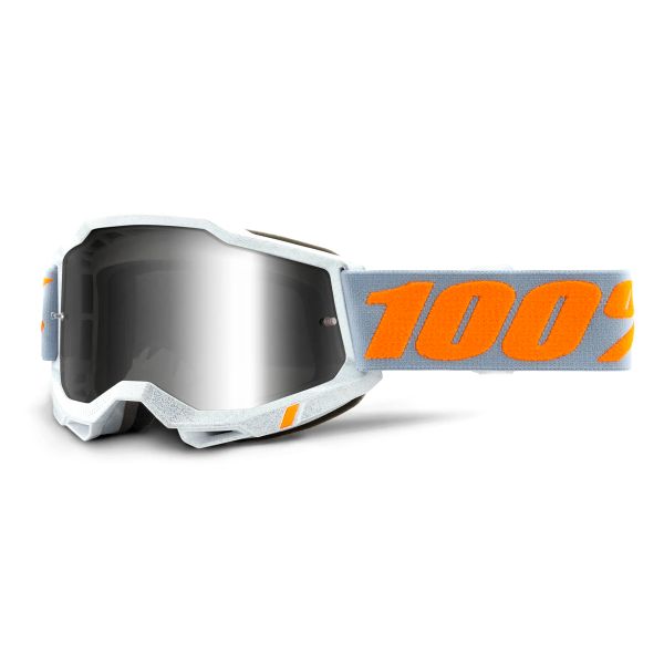 Maschera Cross 100% Accuri 2 Speedco - Iridium Argento