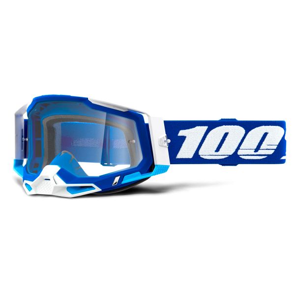 Maschera Cross 100 Racecraft 2 Blue pronto per l invio iCasque