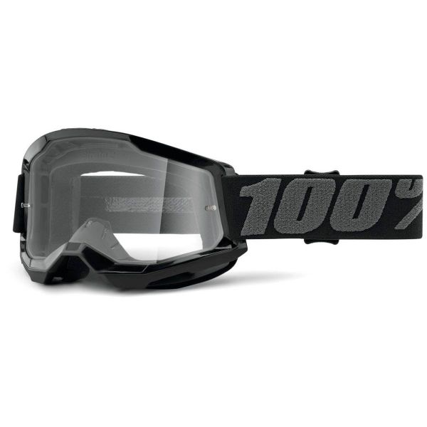 Maschera Cross 100% Strata 2 Black Bambino