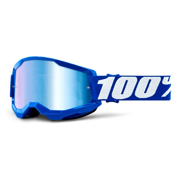 Maschera Cross 100% Strata 2 Blue - Iridium Blu