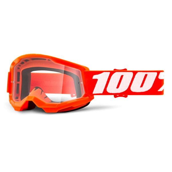 Maschera Cross 100% Strata 2 Orange Bambino