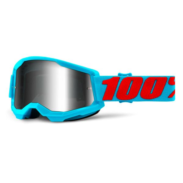Maschera Cross 100% Strata 2 Summit - Iridium Argento