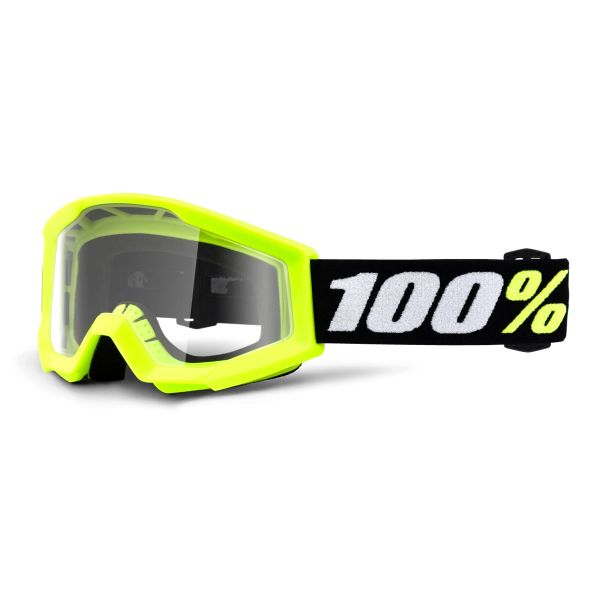 Maschera Cross 100% Strata Mini Yellow