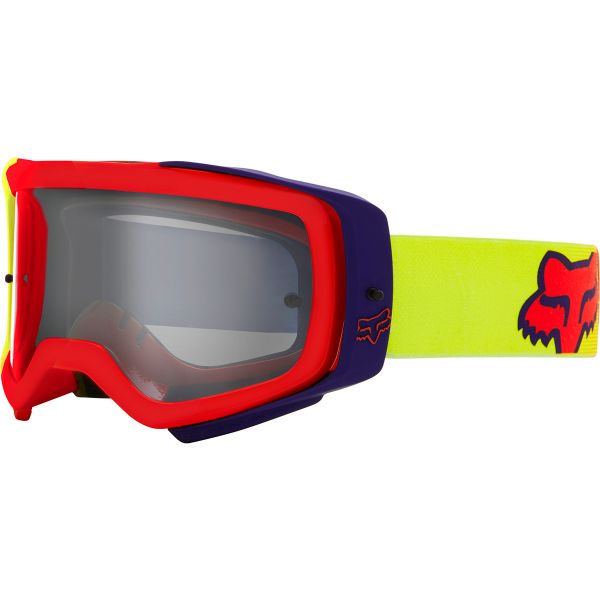 Maschera Cross FOX Airspace II Voke PC Fluo Yellow