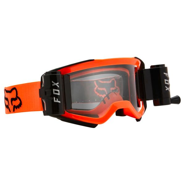 Maschera Cross FOX Airspace Stray Roll Off Fluo Orange