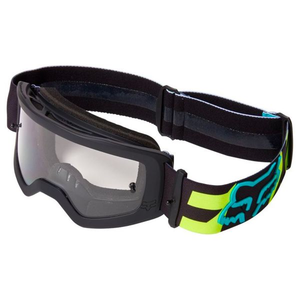 Maschera Cross FOX Main II Dier Fluo Yellow Bambino