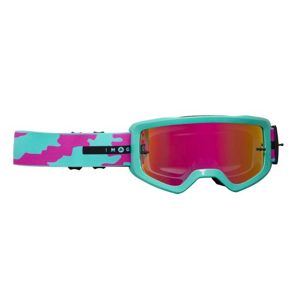 Maschera Cross FOX Main II Nuklr Spark Teal
