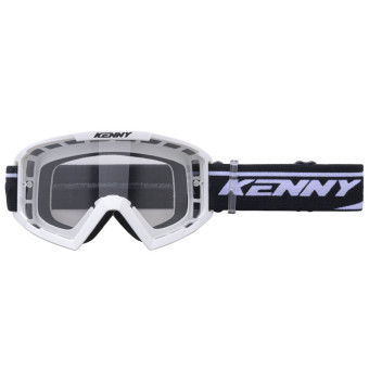Maschera Cross Kenny MX Track Maschera bianca Maschera Cross Kenny MX Track Maschera bianca
