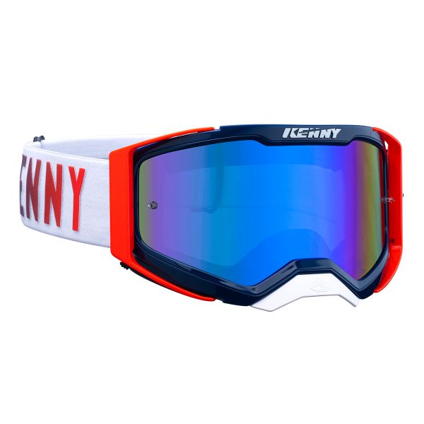 Maschera Cross Kenny Performance Level 2 Blue Red