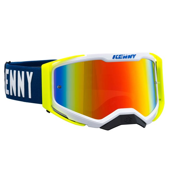 Maschera Cross Kenny Performance Level 2 Navy Neon Yellow
