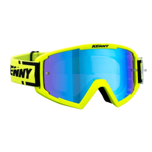Maschera Cross Kenny Track + Neon Yellow