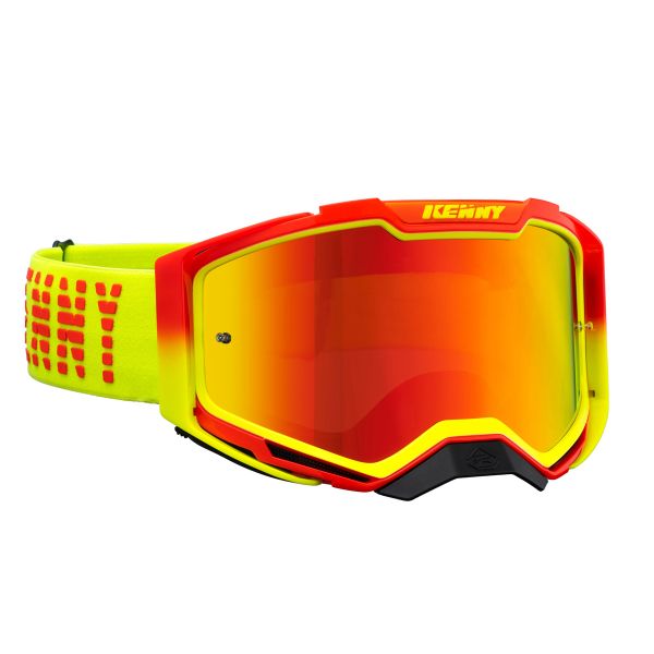 Maschera Cross Kenny Ventury Phase 2 Red Yellow