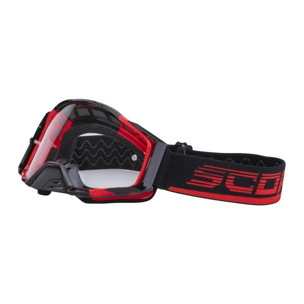 Maschera Cross Scorpion Googles Red Black