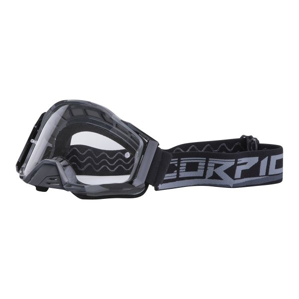 Maschera Cross Scorpion Googles Silver Black Maschera Cross Scorpion Googles Silver Black