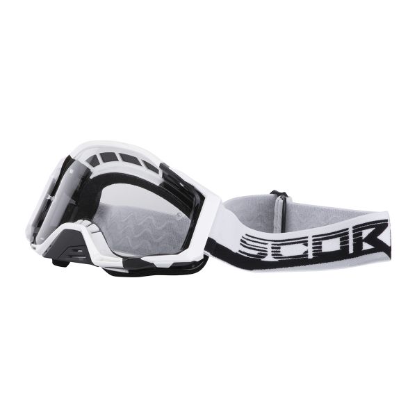 Maschera Cross Scorpion Googles White Black Maschera Cross Scorpion Googles White Black