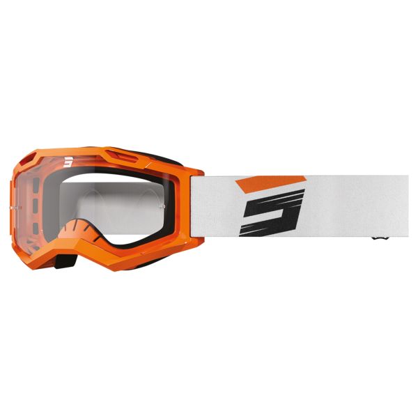 Maschera Cross SHOT Artiglio Assault 2.0 Arancione Neon Lucido
