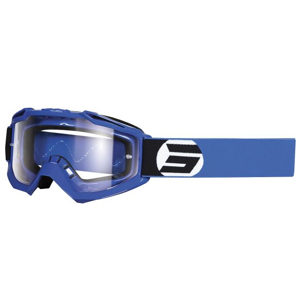Maschera Cross SHOT Assault Symbol Blue Glossy