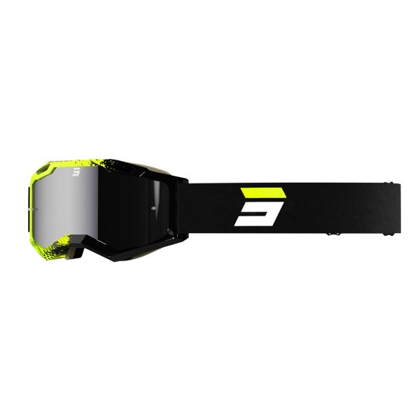 Maschera Cross SHOT Iris 2.0 Fusion Neon Yellow