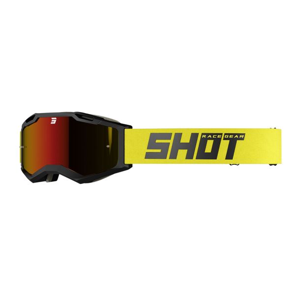 Maschera Cross SHOT Iris 2.0 Yellow Matt