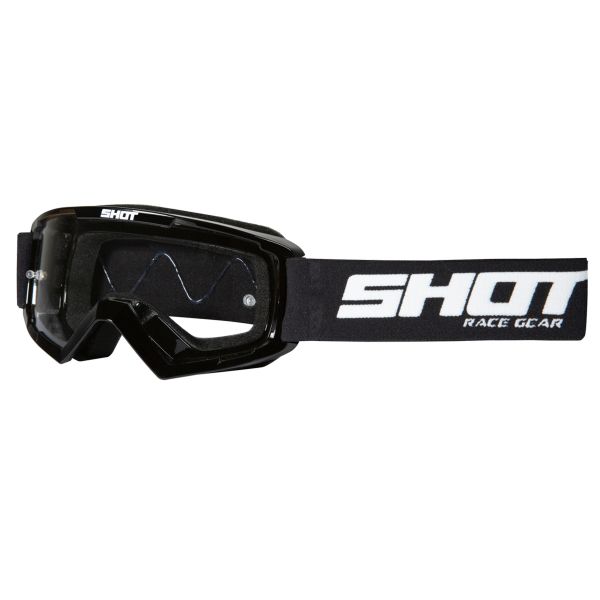 Maschera Cross SHOT Rocket Black Bambino