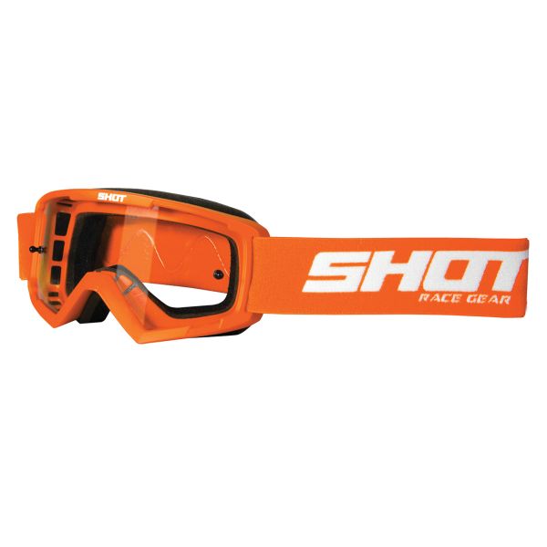 Maschera Cross SHOT Rocket Neon Orange Bambino