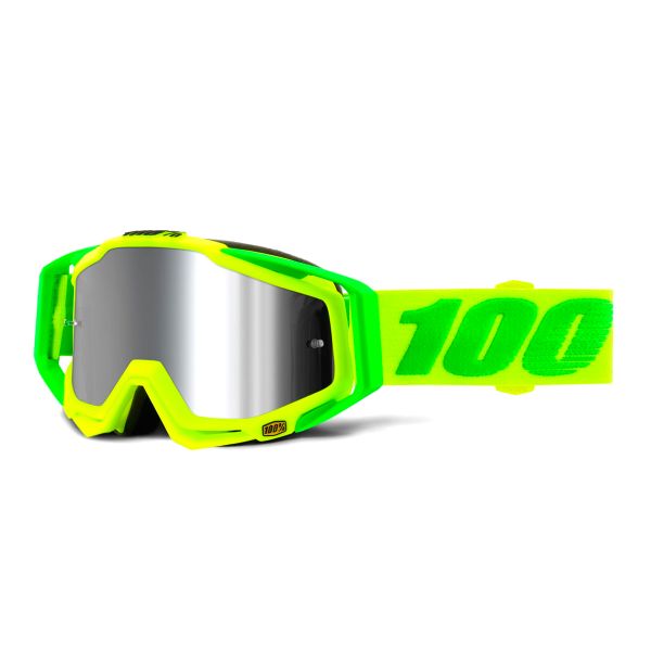 Maschera Cross 100% Racecraft Plus Sour Soul Mirror Silver Lens