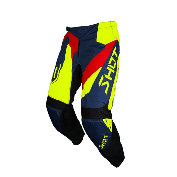 Pantalone Cross SHOT Devo Alert Blue Red Neon Yellow Pant
