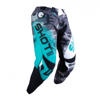 SHOT Contact Counter Bianco Verde Pant