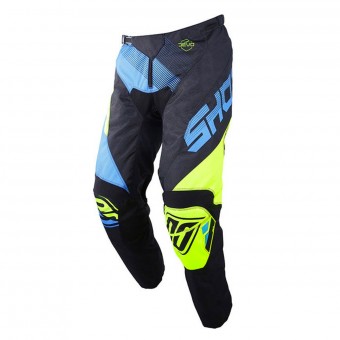 Pantalone Cross SHOT Devo Ultimate Blu Neon Giallo Pant Bambino Pantalone Cross SHOT Devo Ultimate Blu Neon Giallo Pant Bambino