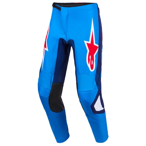 Pantalone Cross Alpinestars Fluid Grid Pants Blue Red