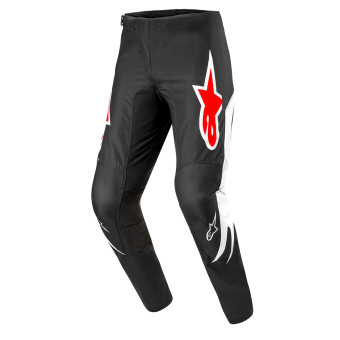 Pantalone Cross Alpinestars Fluid Lucent Black White Pant