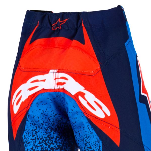 Alpinestars Kids Racer Nomur Pants Dark Navy Orange Ucla Blue