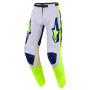 Pantalone Cross Alpinestars Racer Air Riway Pants Light Gray Yellow Fluo Blue