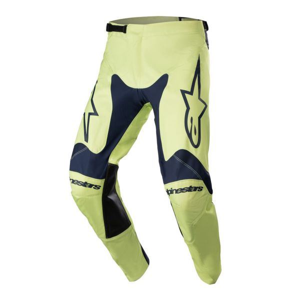 Pantalone Cross Alpinestars Racer Hoen Night Navy Fluorite Green Pant