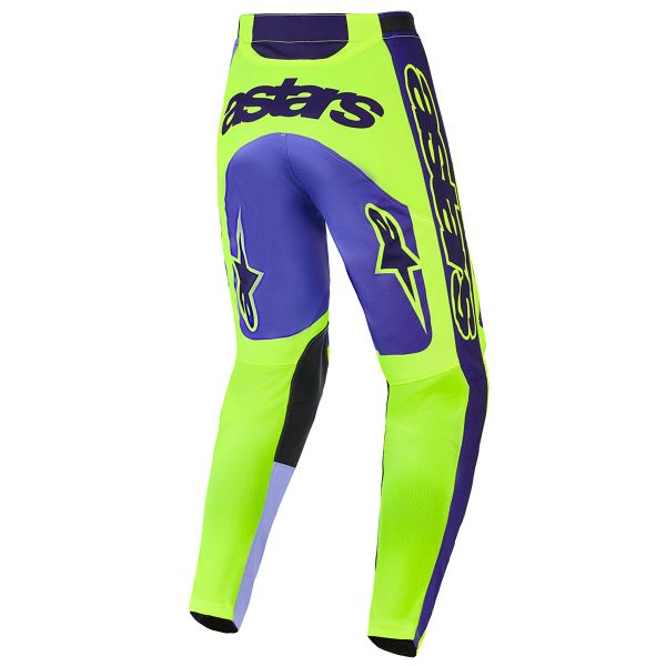 Alpinestars Racer Portl Pants Purple Yellow Fluo