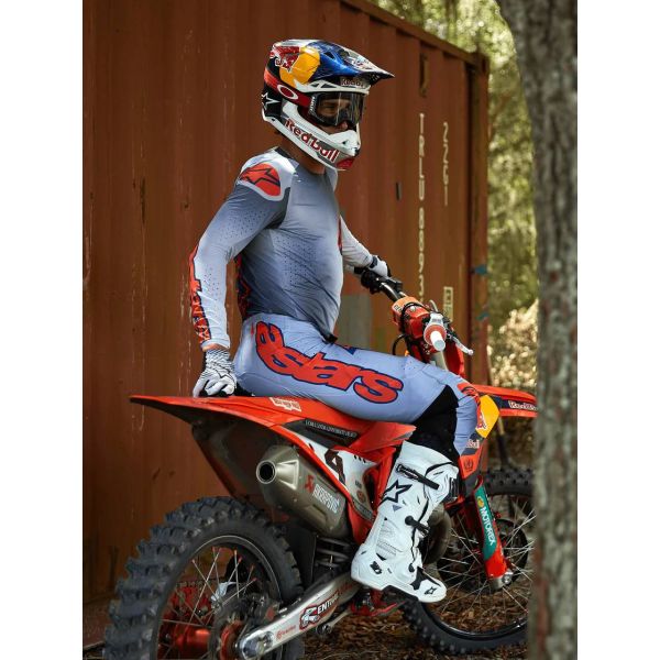 Alpinestars Supertech Lipan Pants Gray Orange Fluo