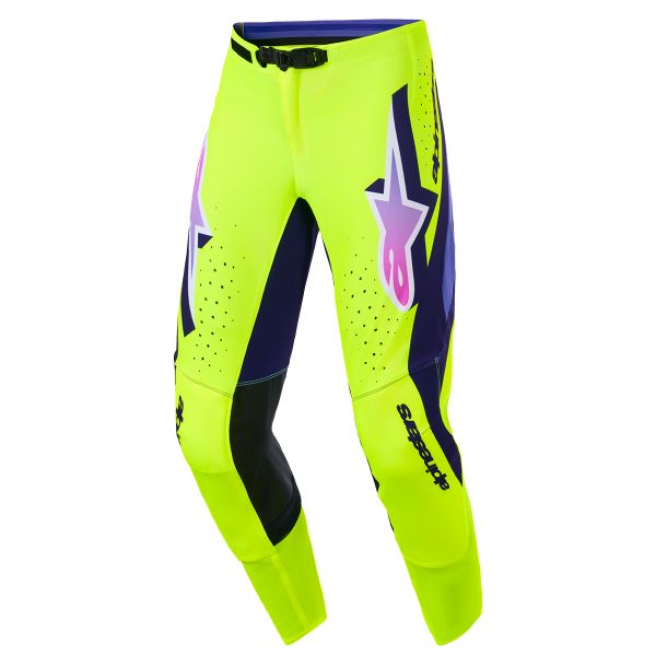 Pantalone Cross Alpinestars Supertech Vista Pants Yellow Purple Black