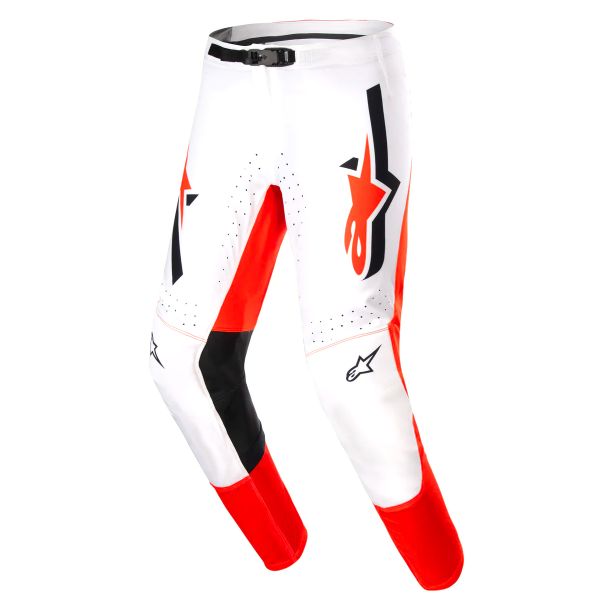 Pantalone Cross Alpinestars Supertech Ward White Hot Orange Pant