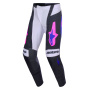 Pantalone Cross Alpinestars Techstar Knif Pants Black Light Gray Purple