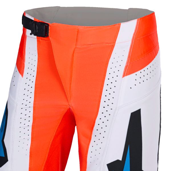 Alpinestars Techstar Knif Pants Light Gray Orange Fluo Black