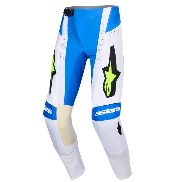 Pantalone Cross Alpinestars Techstar Knif Pants Ucla Blue Black Yellow Fluo