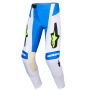 Pantalone Cross Alpinestars Techstar Knif Pants Ucla Blue Black Yellow Fluo