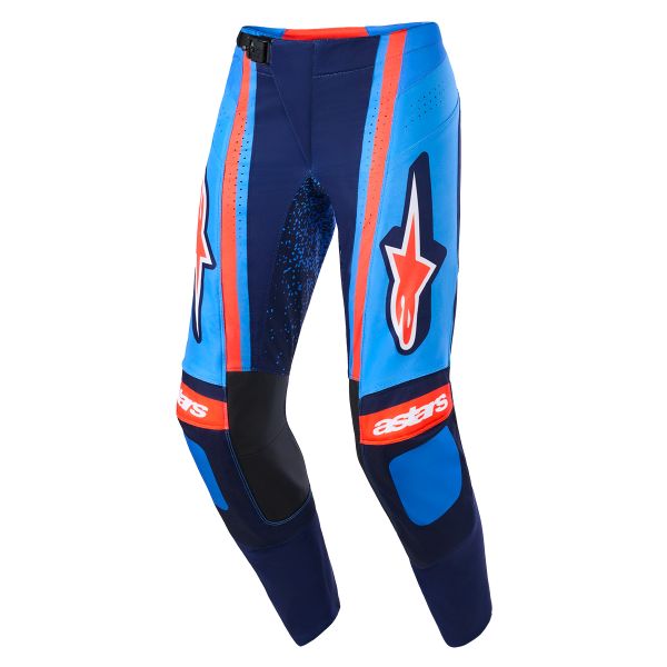 Pantalone Cross Alpinestars Techstar Nomur Pants Dark Navy Orange Ucla Blue