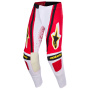 Pantalone Cross Alpinestars Techstar Nomur Pants Light Gray Red Black