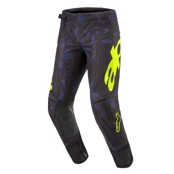 Pantalone Cross Alpinestars Techstar Rantera Black Navy Yellow Fluo Pant