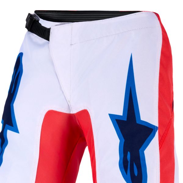 Alpinestars Youth Fluid Grid Pants Orange Ucla Blue