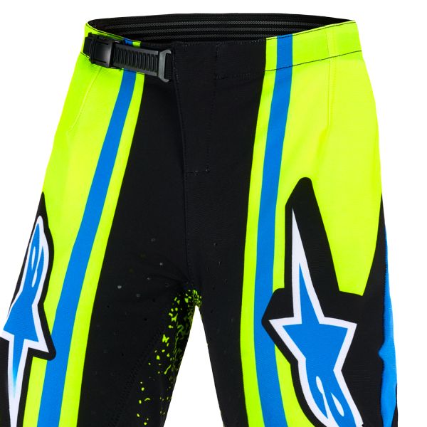Alpinestars Youth Supertech Nomur Pants Dk Navy Yllw FL Ucla Blue